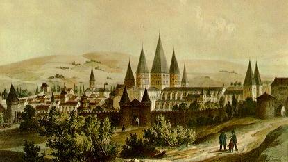 La ville de Cluny au 18e siècle